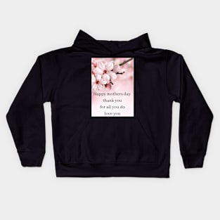 mothers day blossom design Kids Hoodie